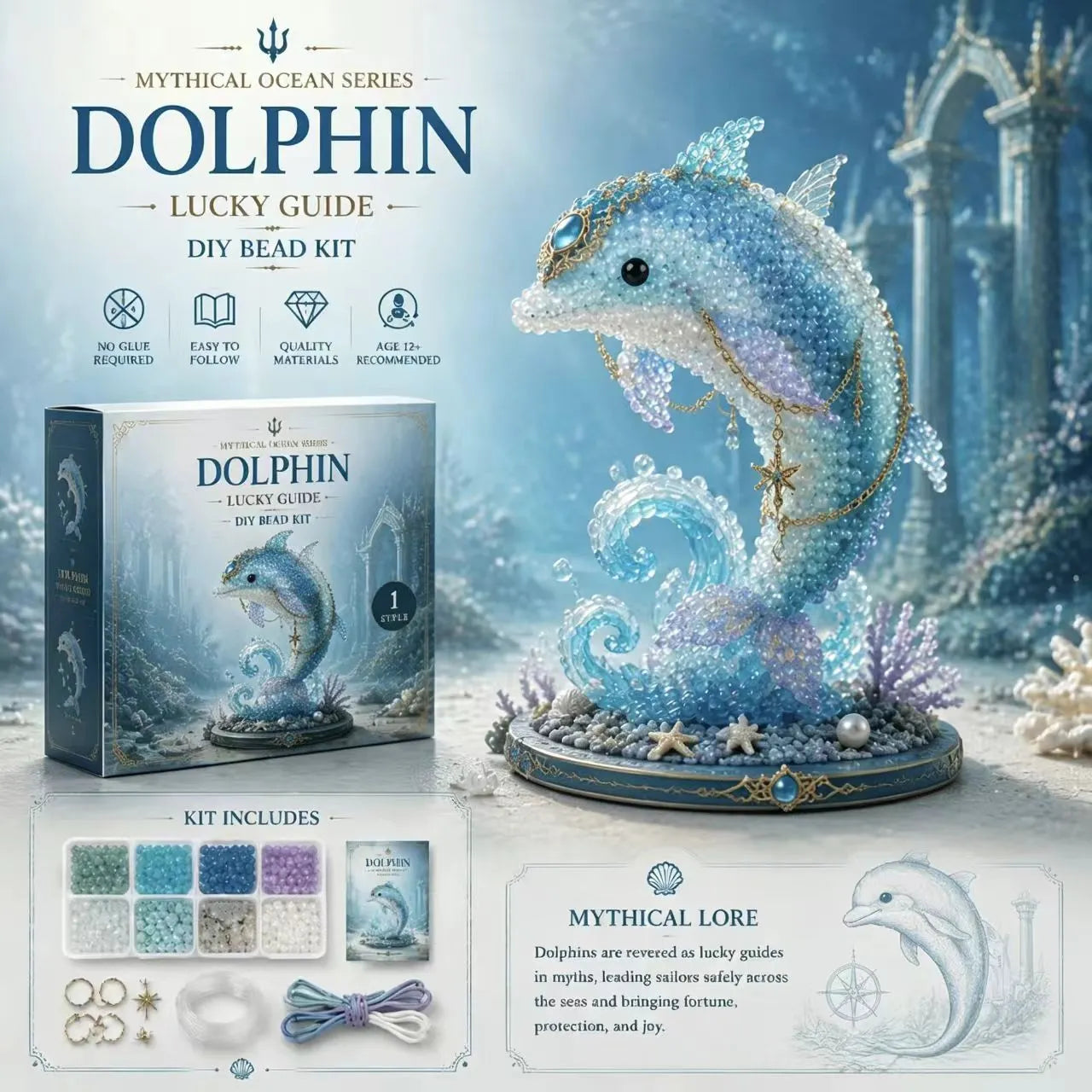 🔥49% Off Last Day🐙Mythical Ocean Beaded Ornament Set