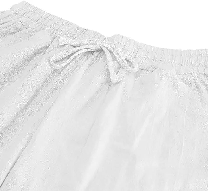 Lightweight Linen Wide-Leg Pants