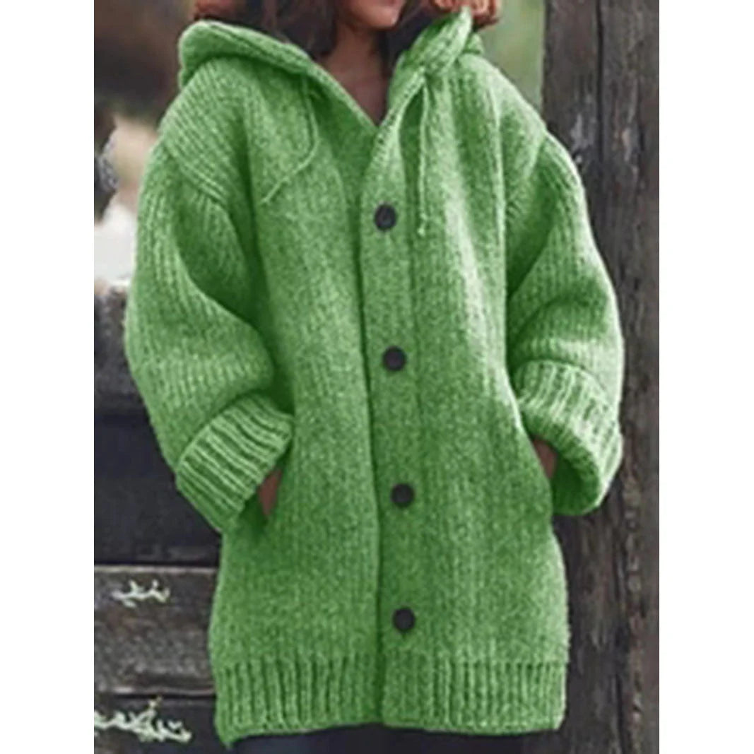 plain color casual casual sweater cardigan