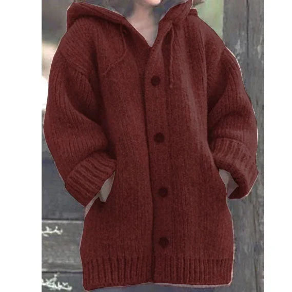 plain color casual casual sweater cardigan