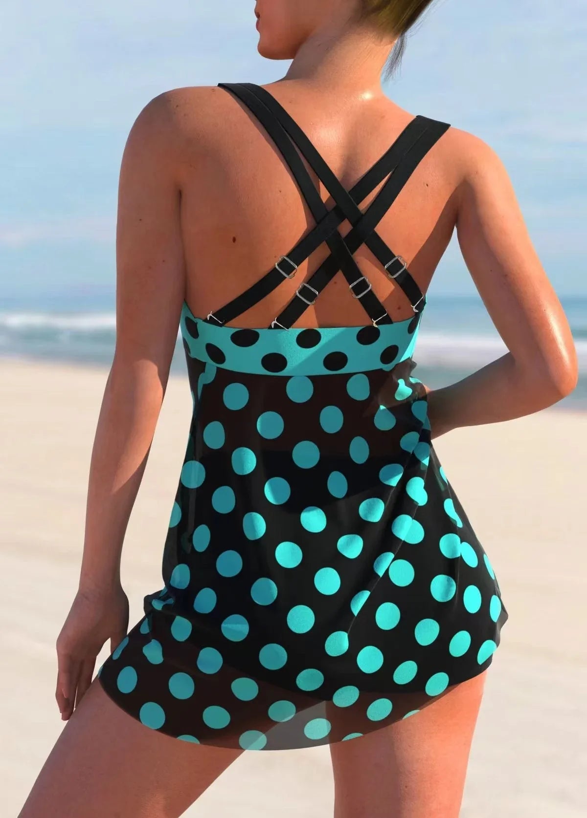Plus Size Flyaway Swim Dress
