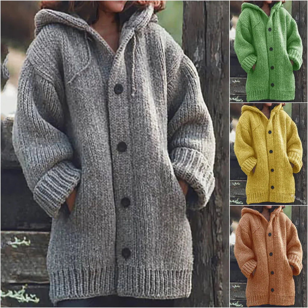 plain color casual casual sweater cardigan