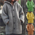 plain color casual casual sweater cardigan