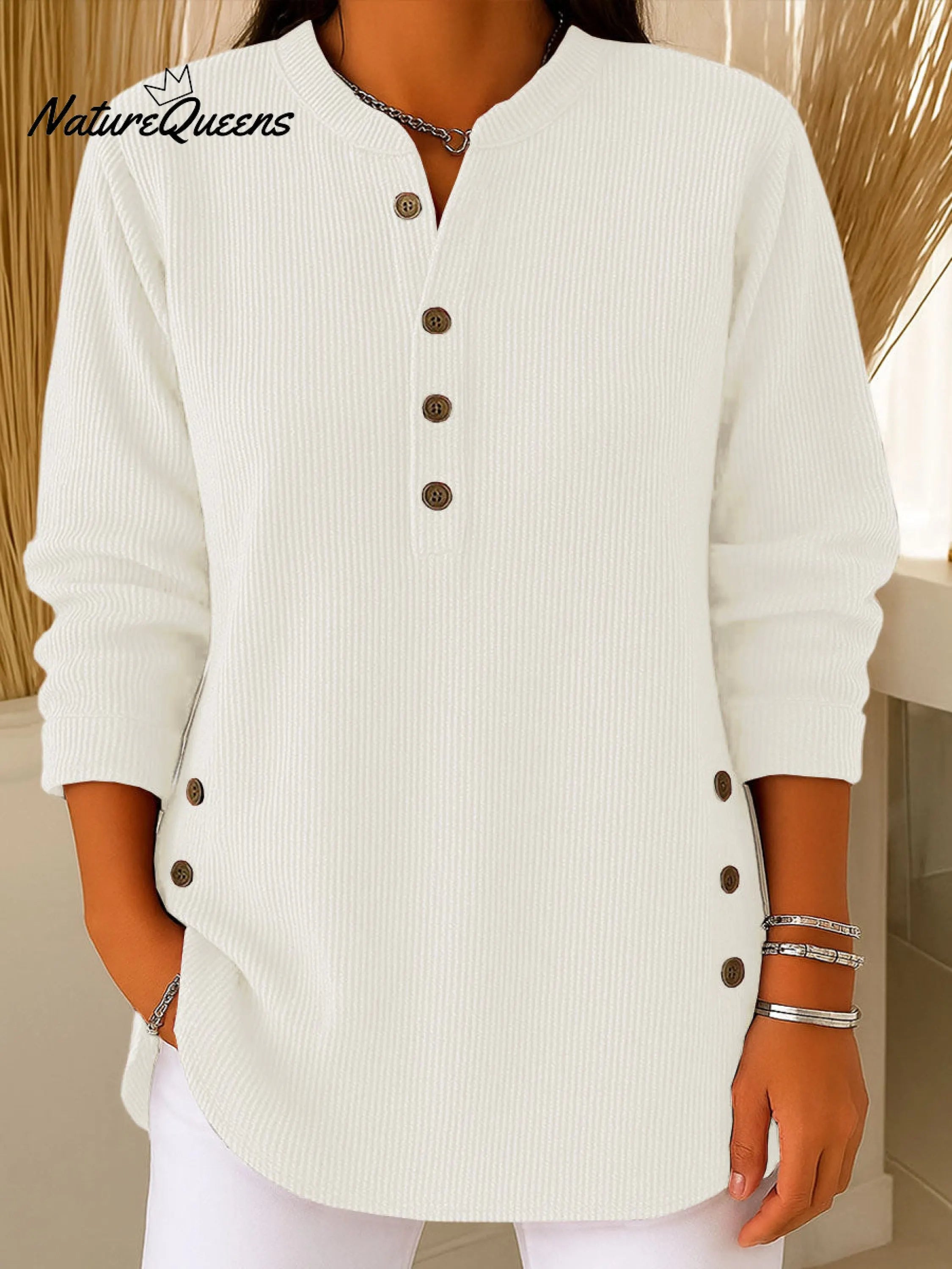 Women's Solid Color Crew Neck Long Sleeve Casual Loose Knit Pullover