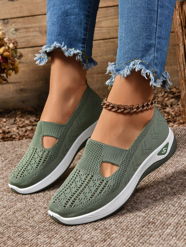 Women's Breathable Mesh Slip-On Sneakers