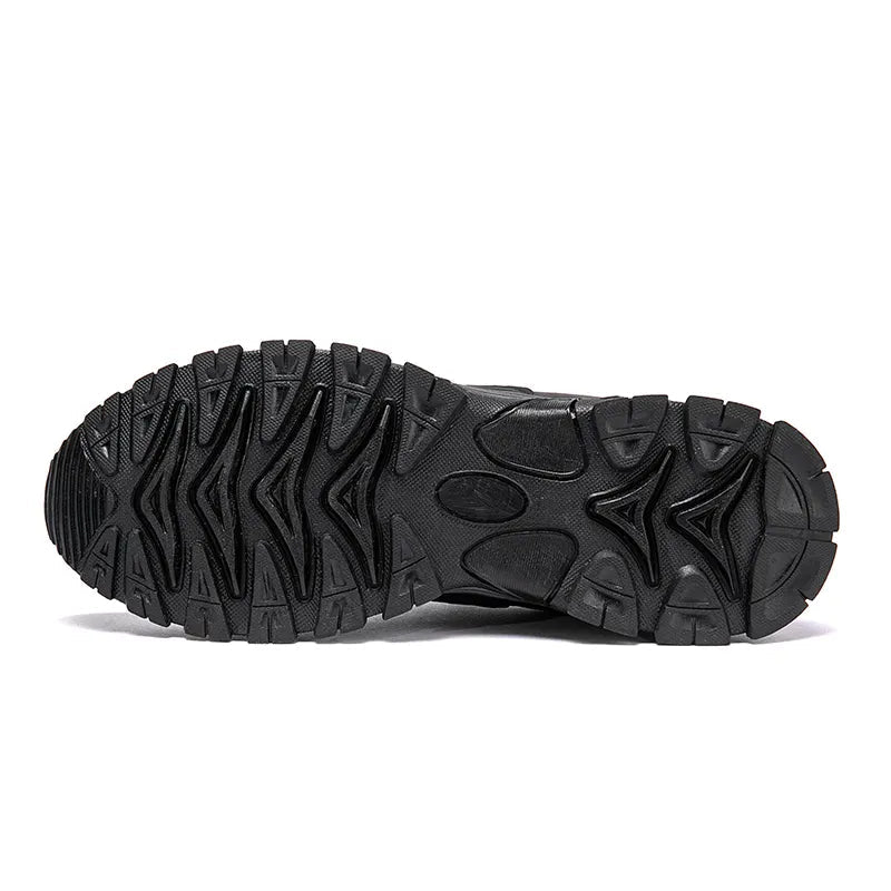 MEN'S COMFORTABLE GENUINE LEATHER SNEAKERS WITH ARCH SUPPORT AND SHOCK ABSORPTION