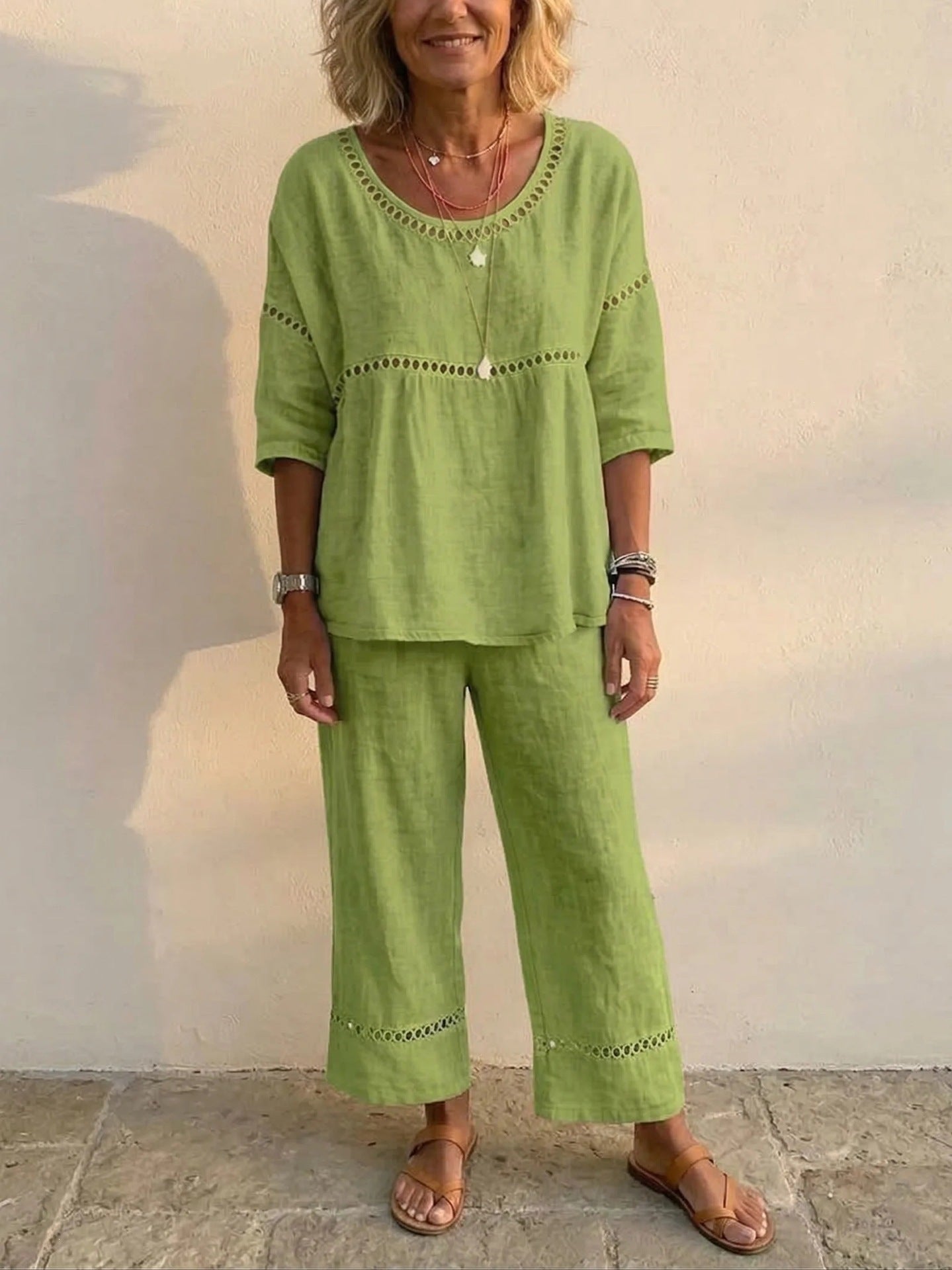 Women's Casual Loose Denim Co-ord Set