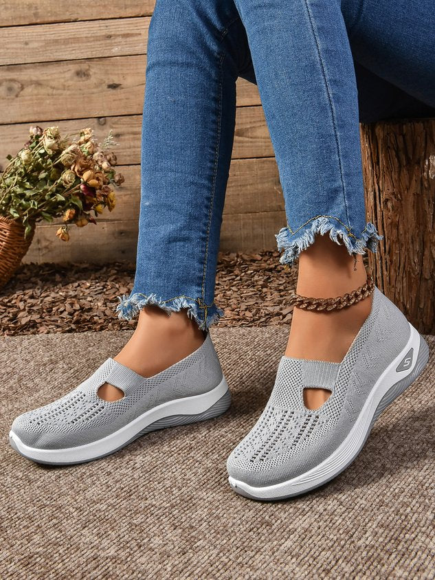 Women's Breathable Mesh Slip-On Sneakers
