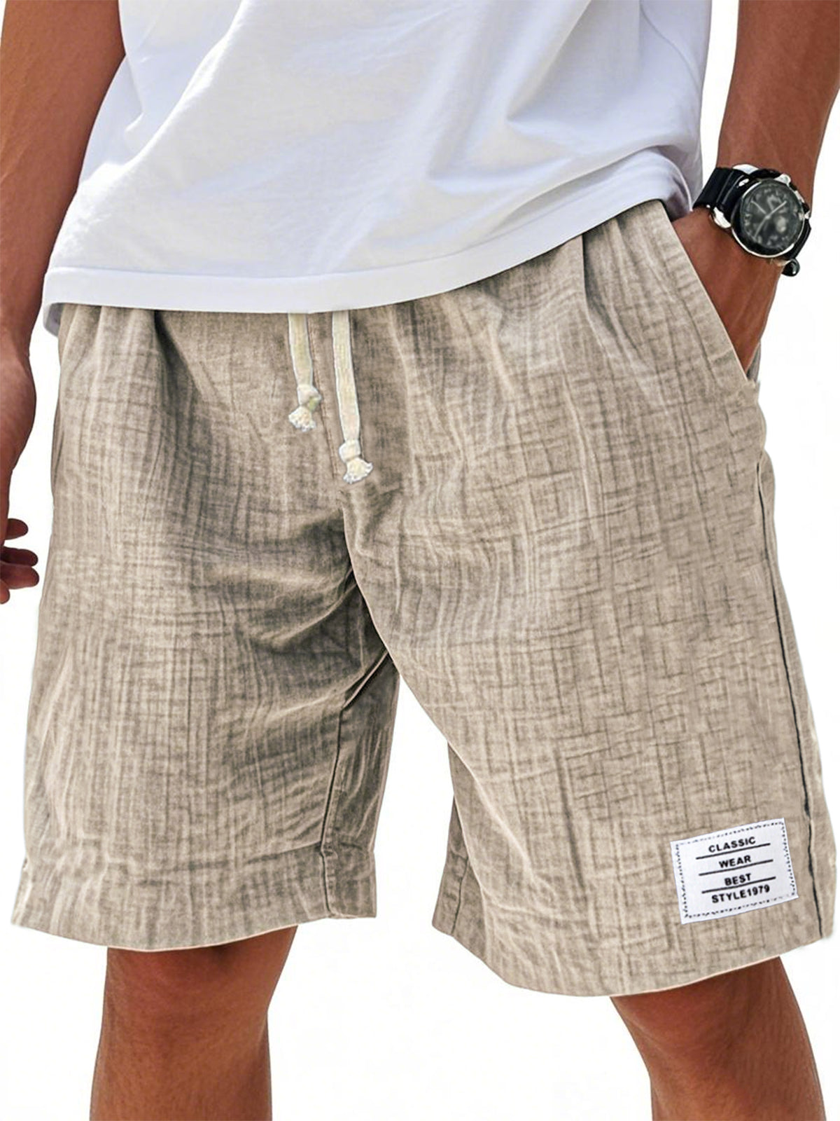 Men Can't Get Enough of These Buttery-Soft Embroidered Linen Shorts