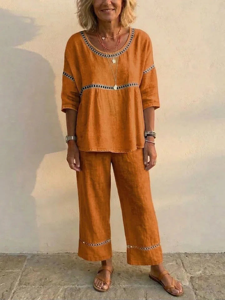 Women's Casual Loose Denim Co-ord Set