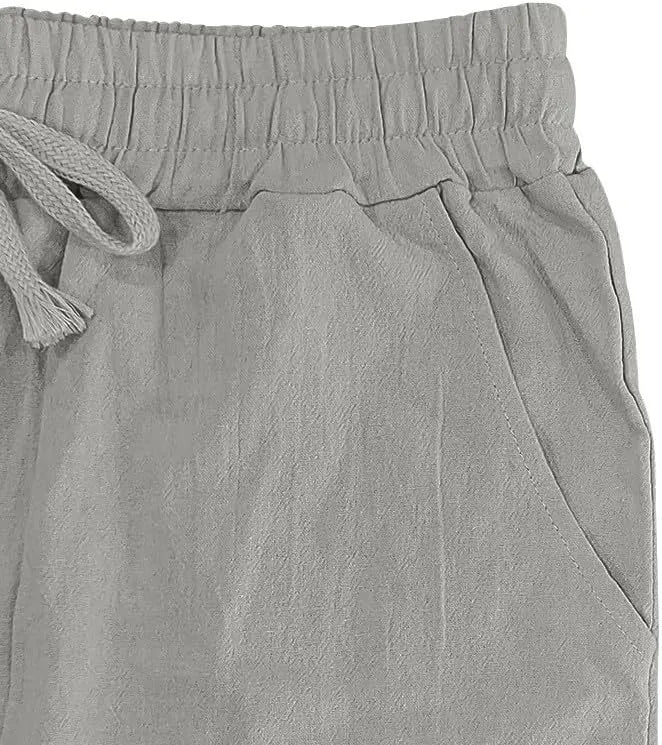 Lightweight Linen Wide-Leg Pants