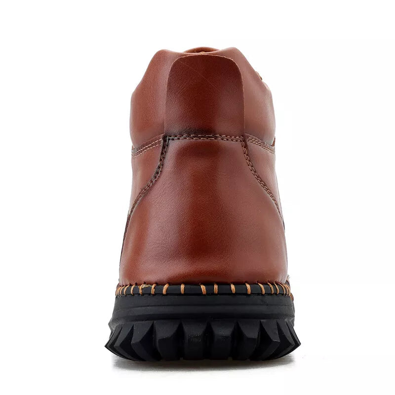 Stitched Hand-Sewn Cowhide Medical Shoes - Increase Muscle Relaxation