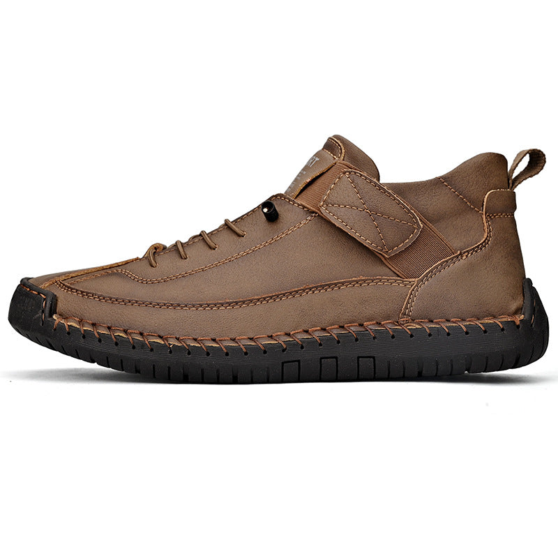 Men's Leather Mid-Top Martin Boots
