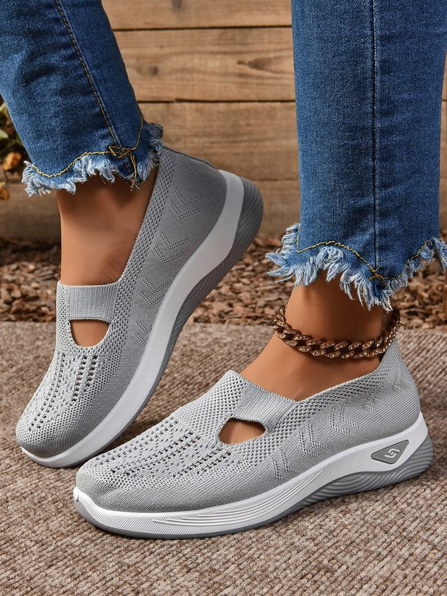 Women's Breathable Mesh Slip-On Sneakers