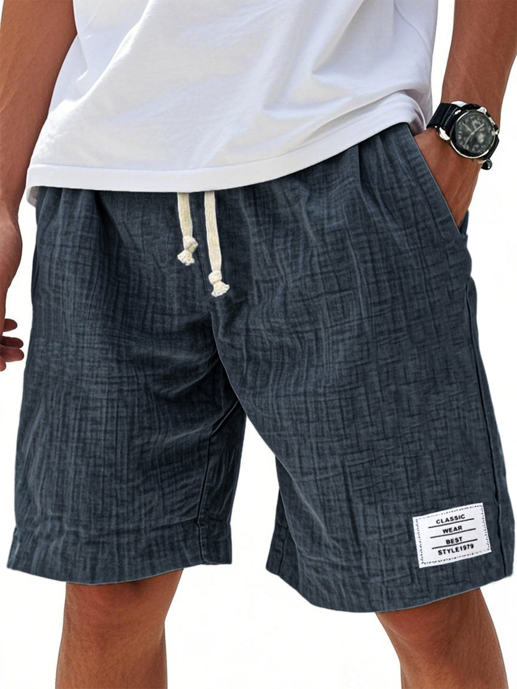 Men Can't Get Enough of These Buttery-Soft Embroidered Linen Shorts