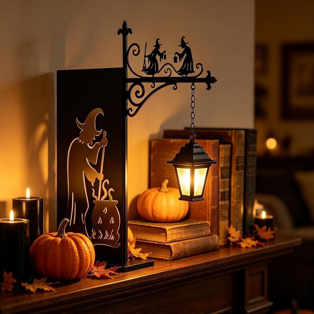 Vintage Hanging Lantern Book Lamp