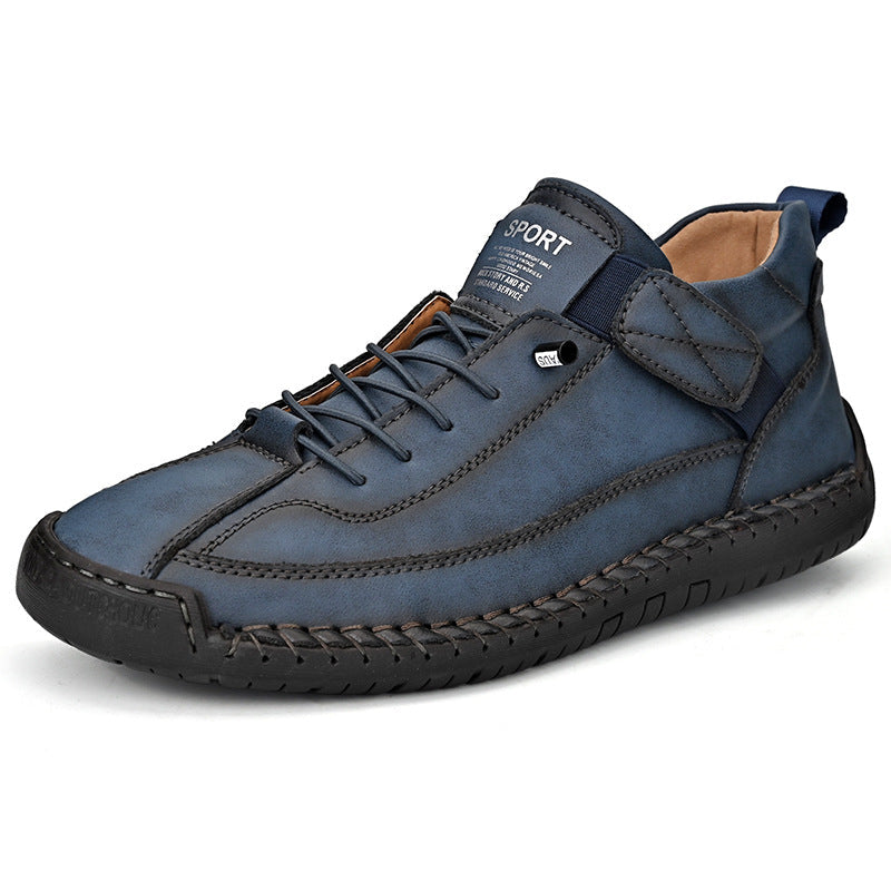 Men's Leather Mid-Top Martin Boots
