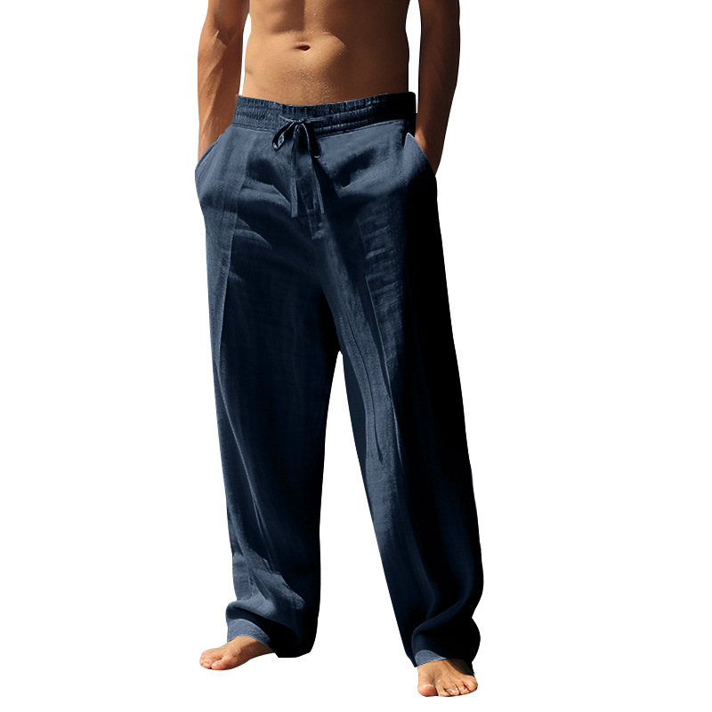 Lightweight Linen Wide-Leg Pants