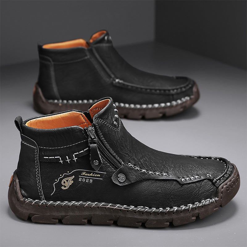 Men's Casual Handmade Leather Boots