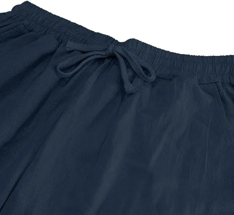 Lightweight Linen Wide-Leg Pants