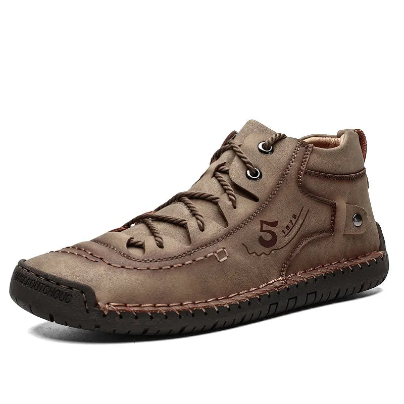 Men's Two Wear Retro Outdoor Casual High-top Boots Casual Sneakers