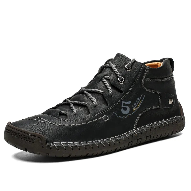 Men's Two Wear Retro Outdoor Casual High-top Boots Casual Sneakers