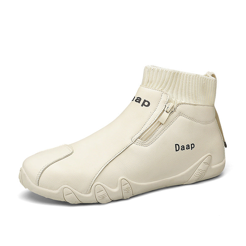 Men's high-top trendy outdoor non-slip casual work shoes