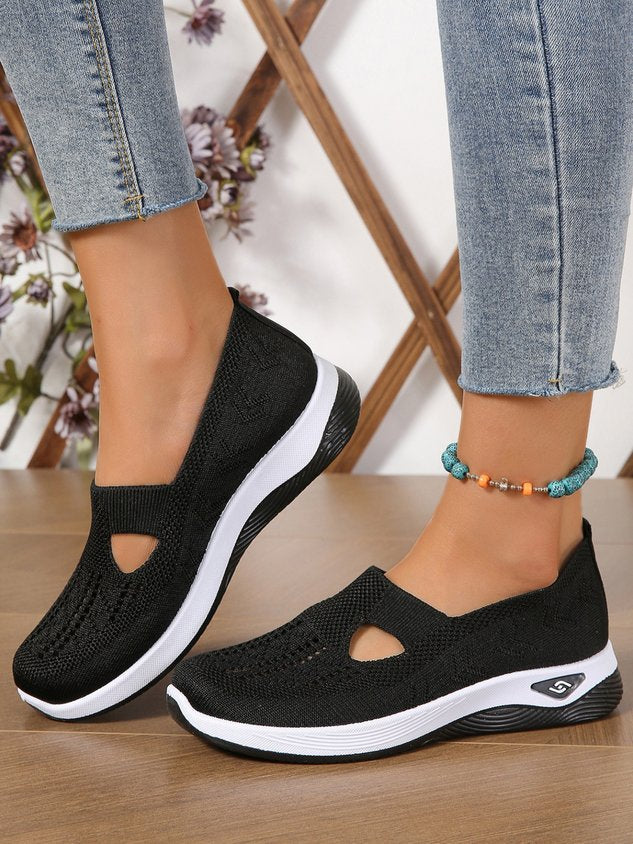 Women's Breathable Mesh Slip-On Sneakers