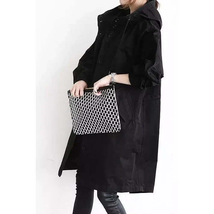 Women's Loose Fit Waterproof Trench Jacket