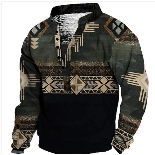 Warm casual western sweater