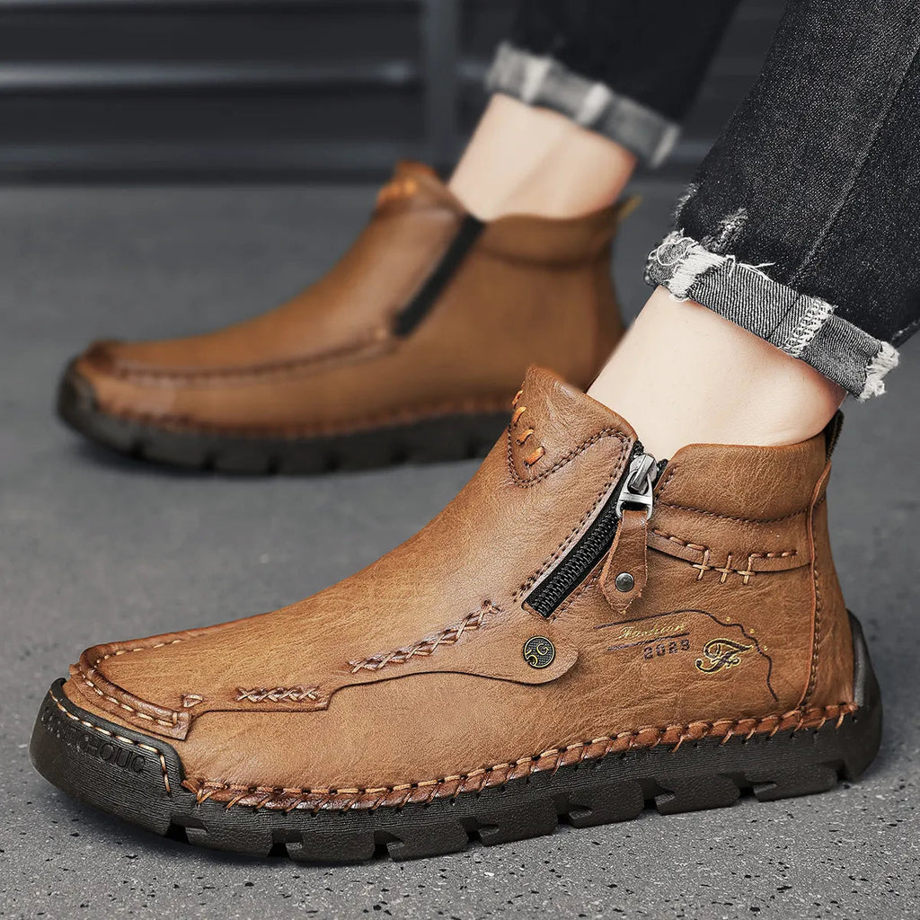 Men's Casual Handmade Leather Boots