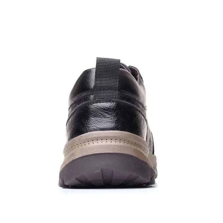 Men's non-slip outdoor leather British casual hiking shoes - Relieve Foot Pain