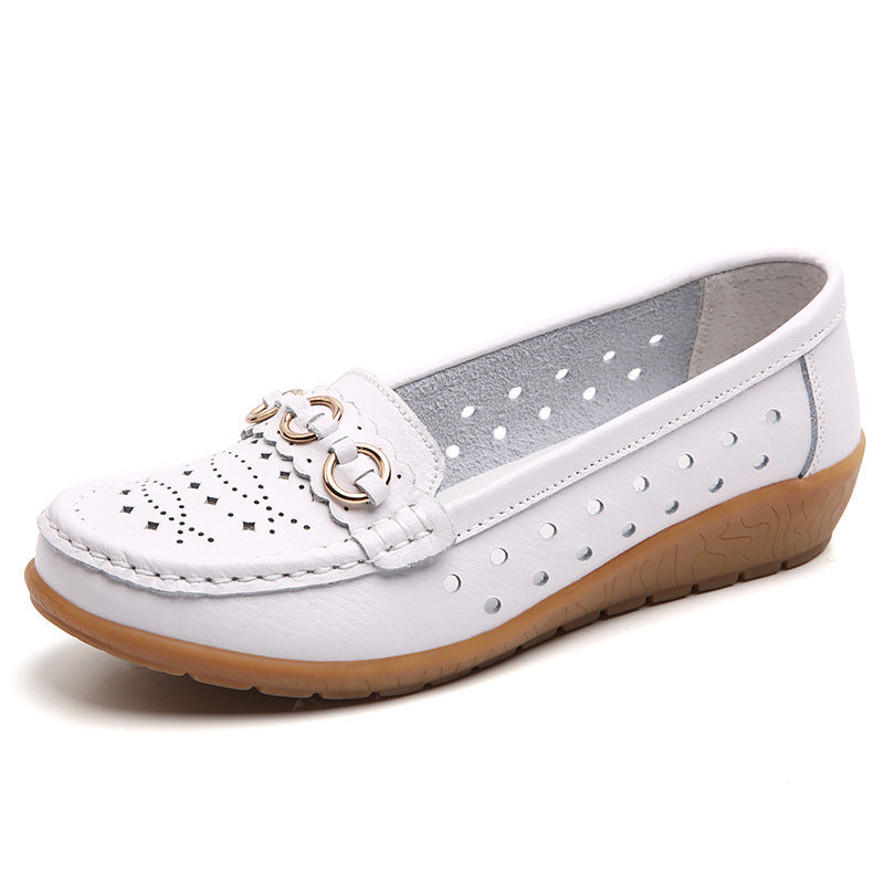 Women's Versatile Leather Lightweight Loafers