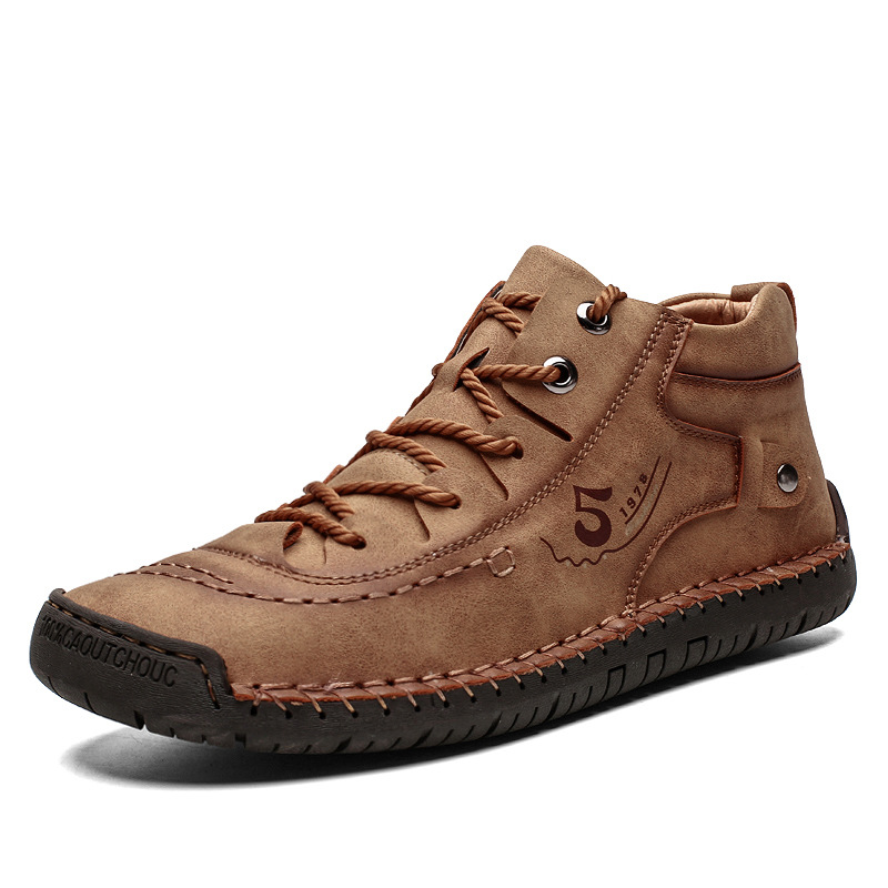 Men's Two Wear Retro Outdoor Casual High-top Boots Casual Sneakers