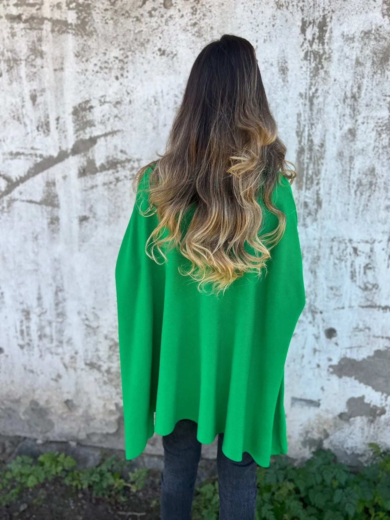 Knitted Loose Bat Top