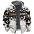 Men's Tribal Graphic Prints Hoodie Hoodies Sweatshirt Zip Hoodie Long Sleeve Hooded Sweatshirt Hooded Sports 3D Print Holiday Vacation Streetwear Blue Green Pocket Print Spring &  Fall Designer