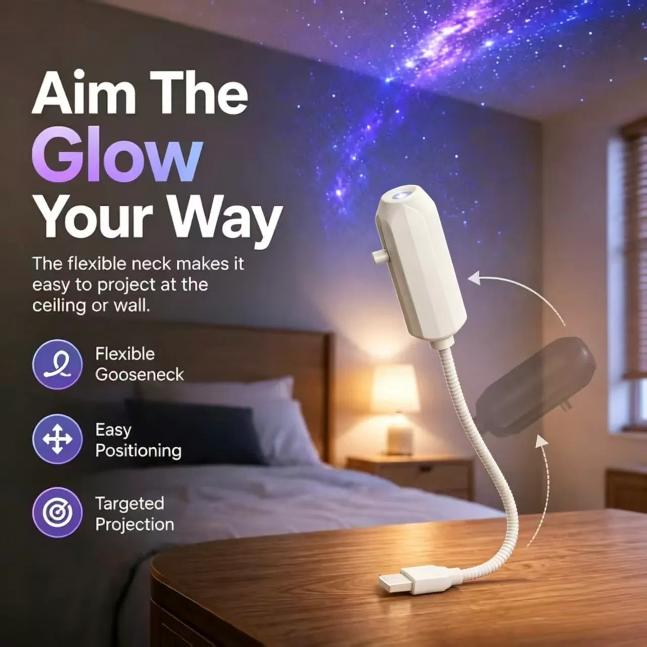 Smart Holographic Ocean & Galaxy & Forest 5D Projector