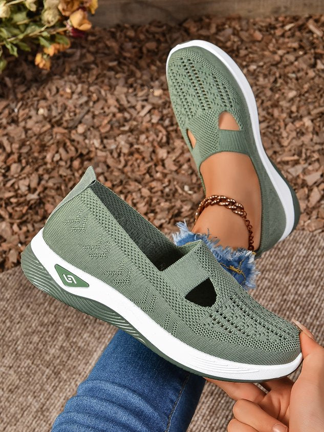 Women's Breathable Mesh Slip-On Sneakers