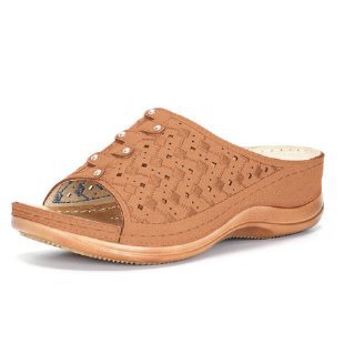 Lightweight Open-Toe Wedge Sandals