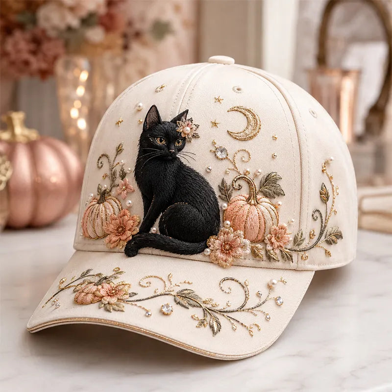 🔥 Last Day 49% OFF – BUY 3 GET 1 FREE🧙‍♀️✨ 3D Halloween Embroidery Cap