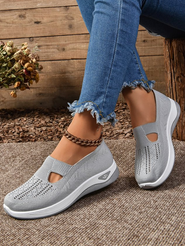 Women's Breathable Mesh Slip-On Sneakers