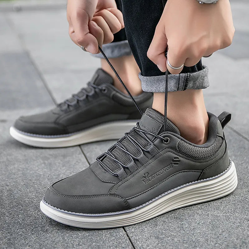 MEN'S LIGHTWEIGHT CANVAS SOFT-SOLED CASUAL SHOES