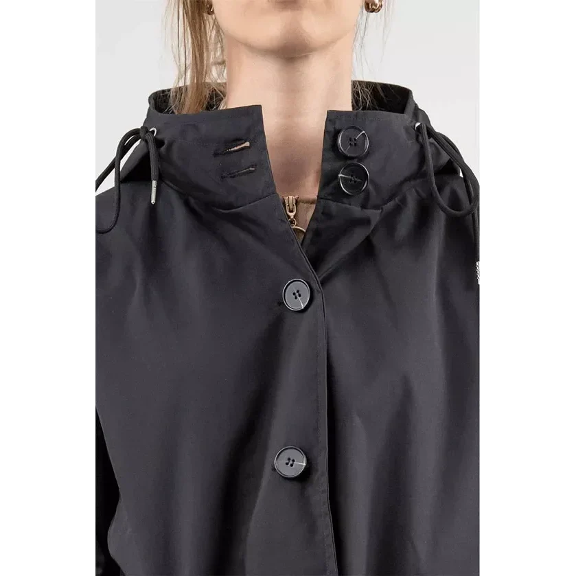 Women's Loose Fit Waterproof Trench Jacket