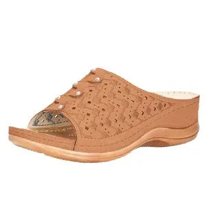 Lightweight Open-Toe Wedge Sandals