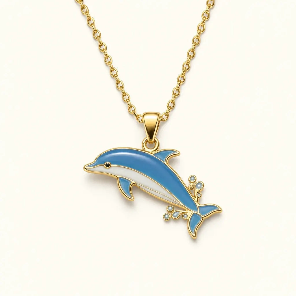 Beach Themed Marine Animal Pendant Bracelets Colorful Enamel Thin Chain Multi-Design Ocean Bracelets Daily Wear