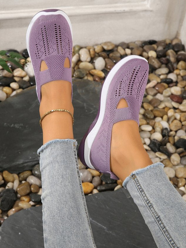 Women's Breathable Mesh Slip-On Sneakers