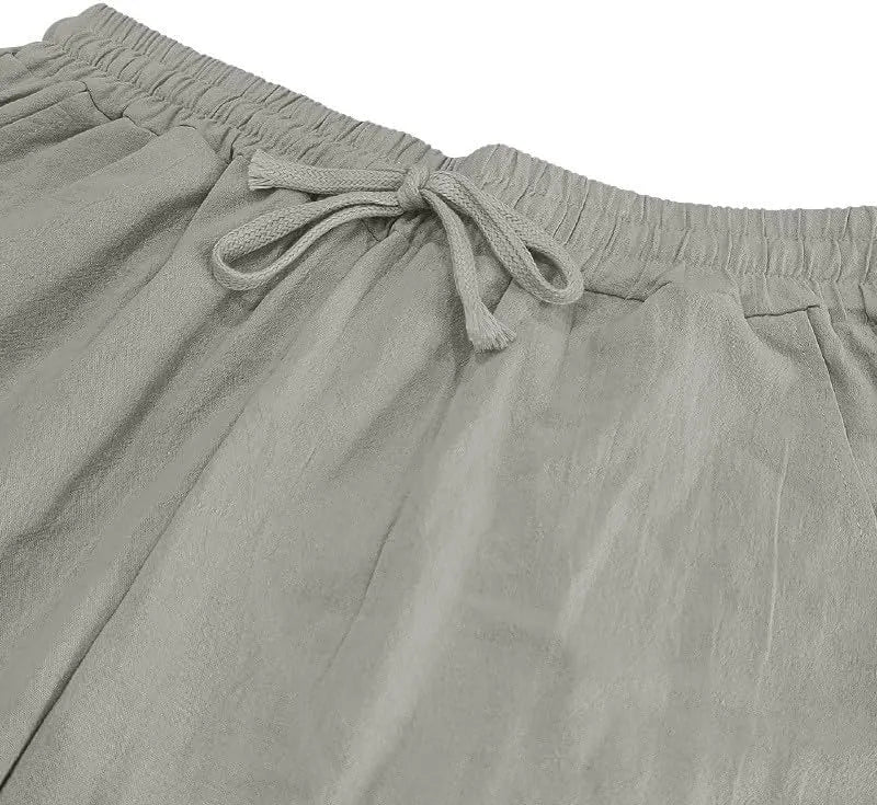 Lightweight Linen Wide-Leg Pants