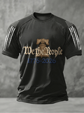 Men's 250th Anniversary Of The United States Printed Short-Sleeve T-Shirt
