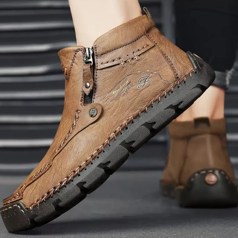 Men's Casual Handmade Leather Boots