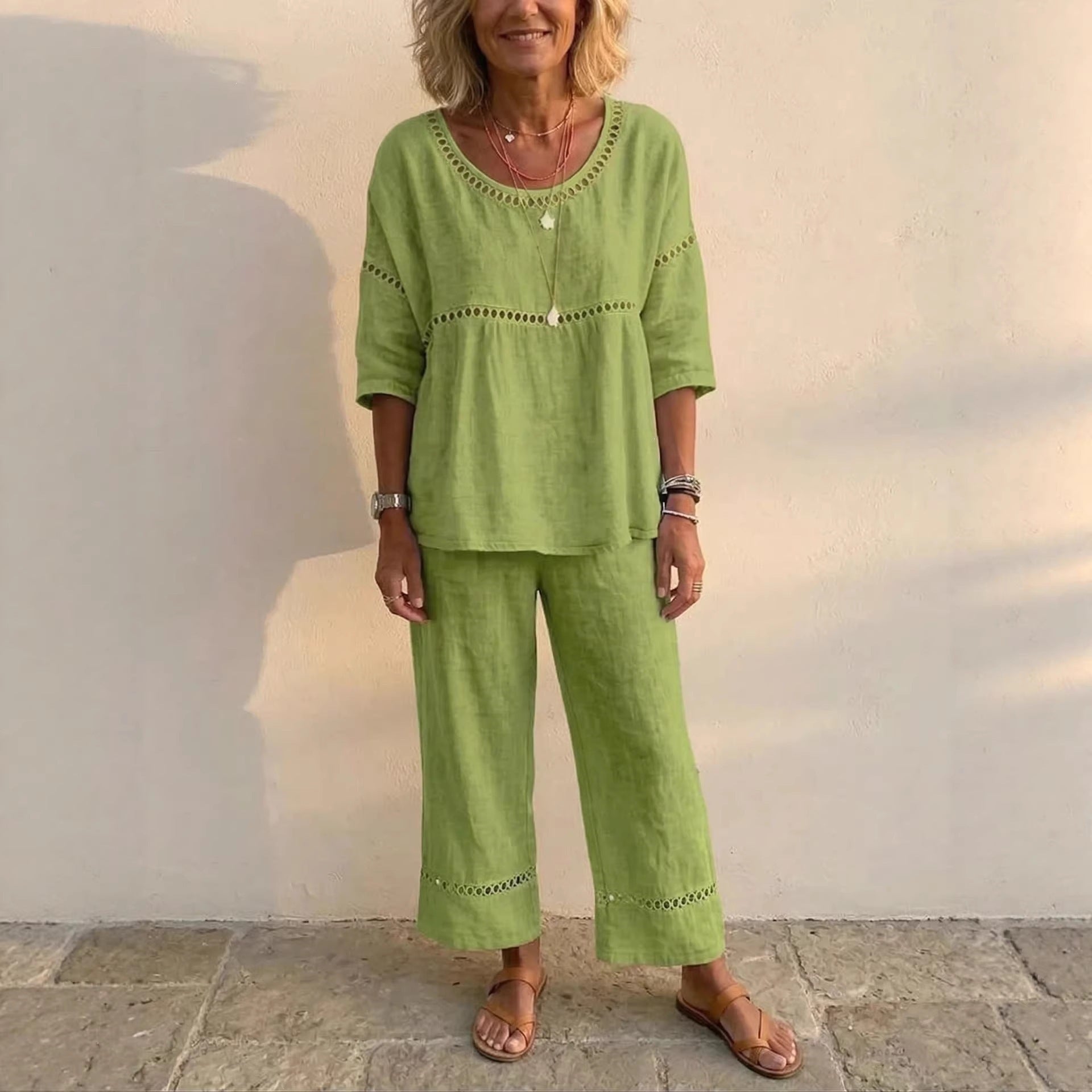 Women's Casual Loose Denim Co-ord Set